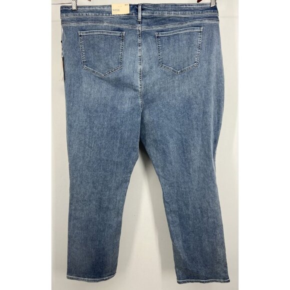 NYDJ Not Your Daughters Jeans Plus Size 28 28W Straight Leg Marilyn Stretch New - Picture 5 of 11